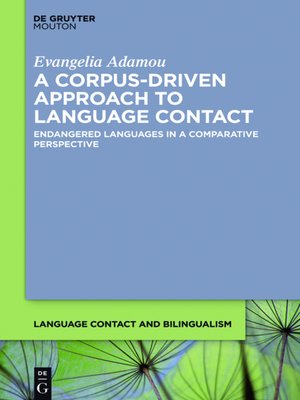 cover image of A Corpus-Driven Approach to Language Contact